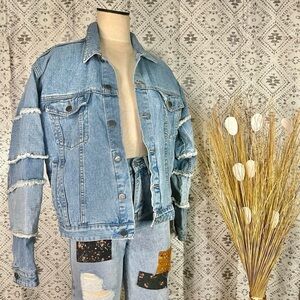 ASOS Design Festival Oversized Denim Jean Jacket